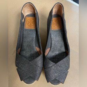 Tory Burch Metallic Espadrilles